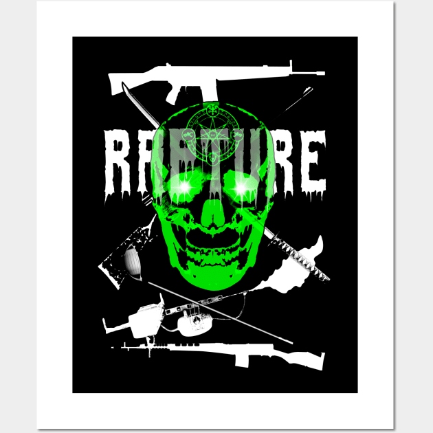 Zombie Weaponry Rapture Wall Art by PoizonBrand